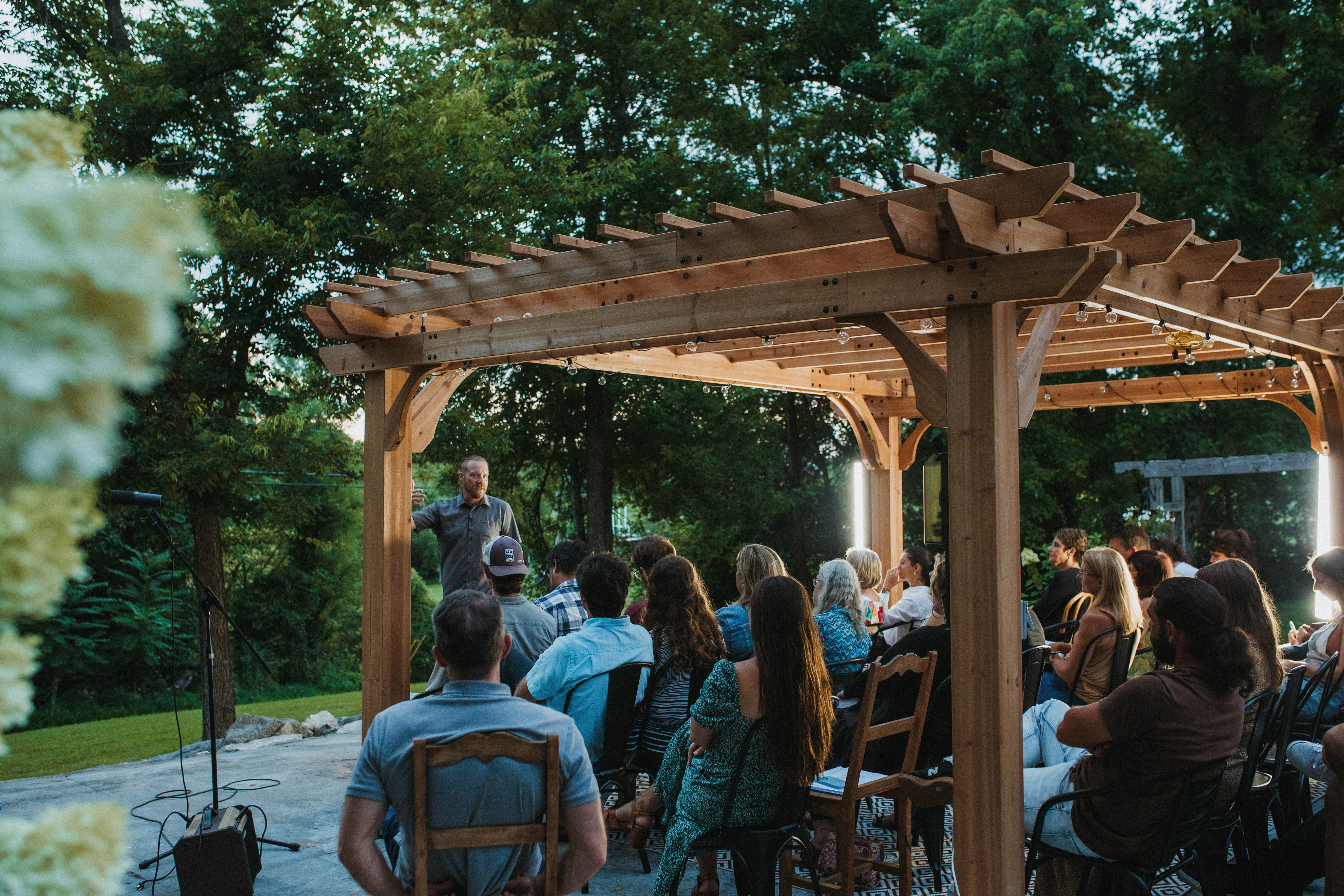 Students gathered during a L.I.F.E. School session
