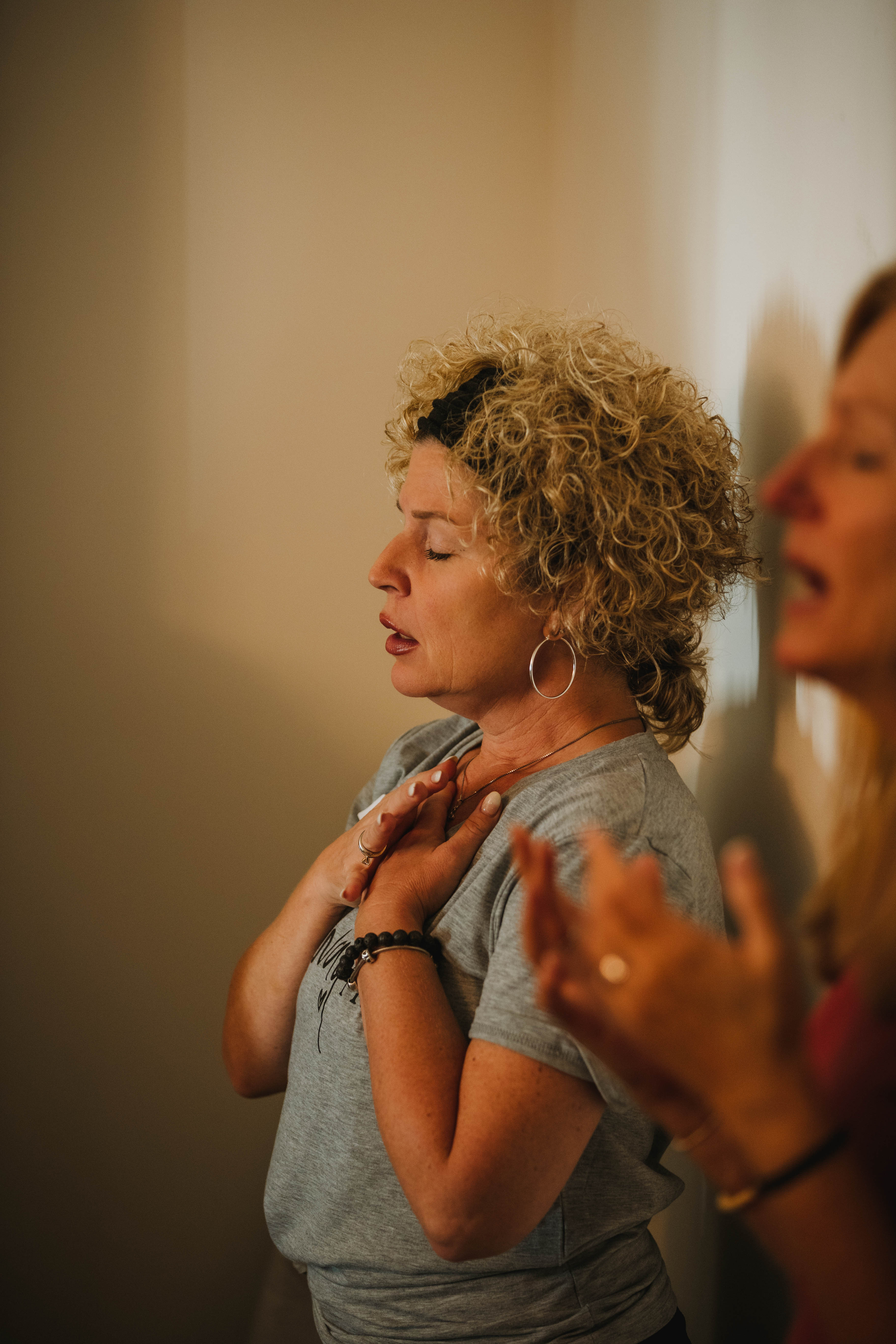 A ministry moment during a masterclass
